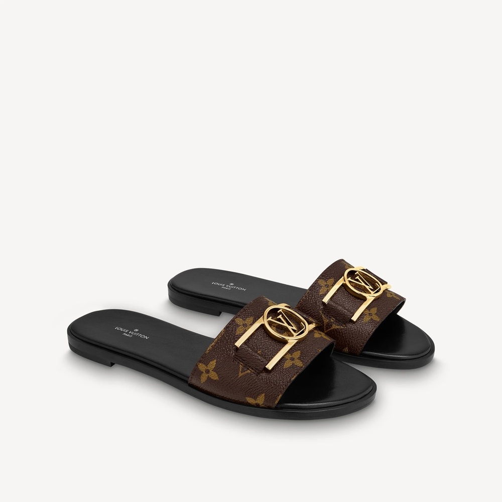 Louis Vuitton “lock it flat mule”